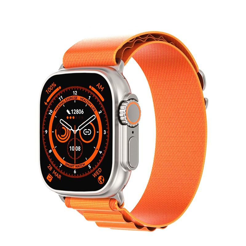 Đồng hồ thông minh cho Apple Ultra 8 Series 8 NFC GPS Track 49mm nam nữ SMARTWATCH Nhiệt kế BluetoothCall Waterproof Sports Watch