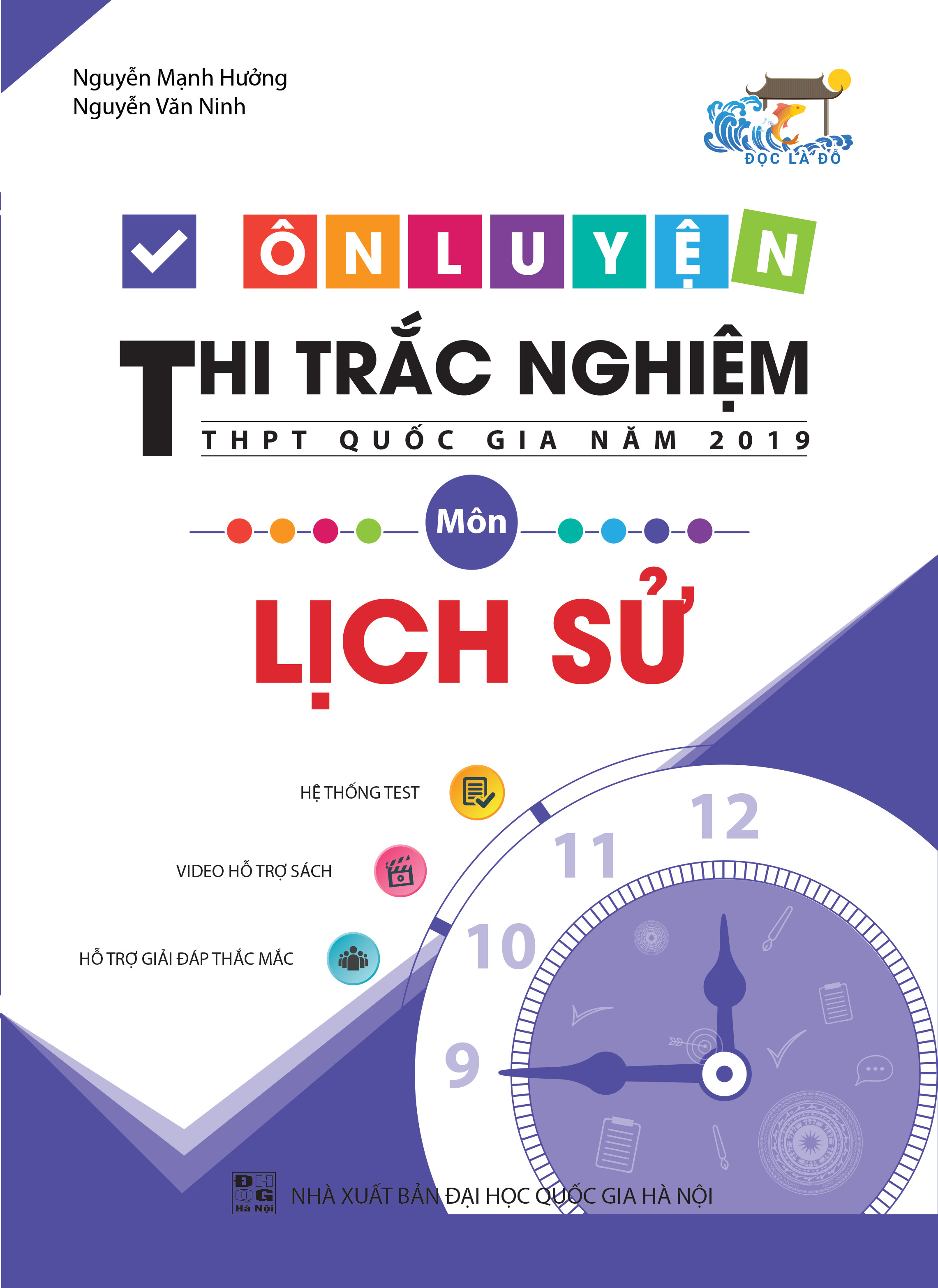 Combo ôn luyện thi trắc nghiệm THPT quốc gia năm 2019 khối C: Văn - Sử - Địa