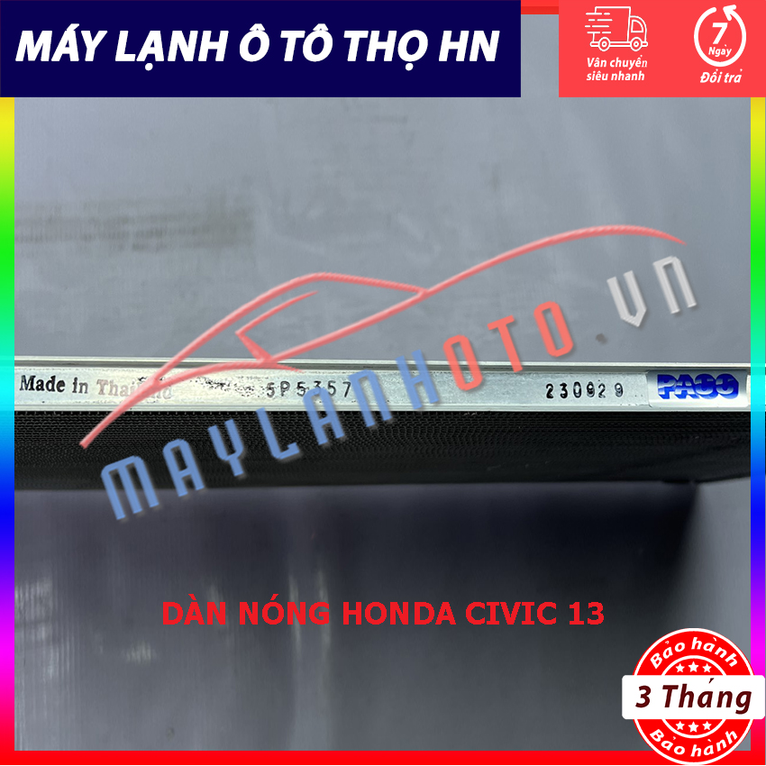 Dàn (giàn) nóng Honda Civic đời 2013 Hàng xịn Thái Lan (hàng chính hãng nhập khẩu trực tiếp)