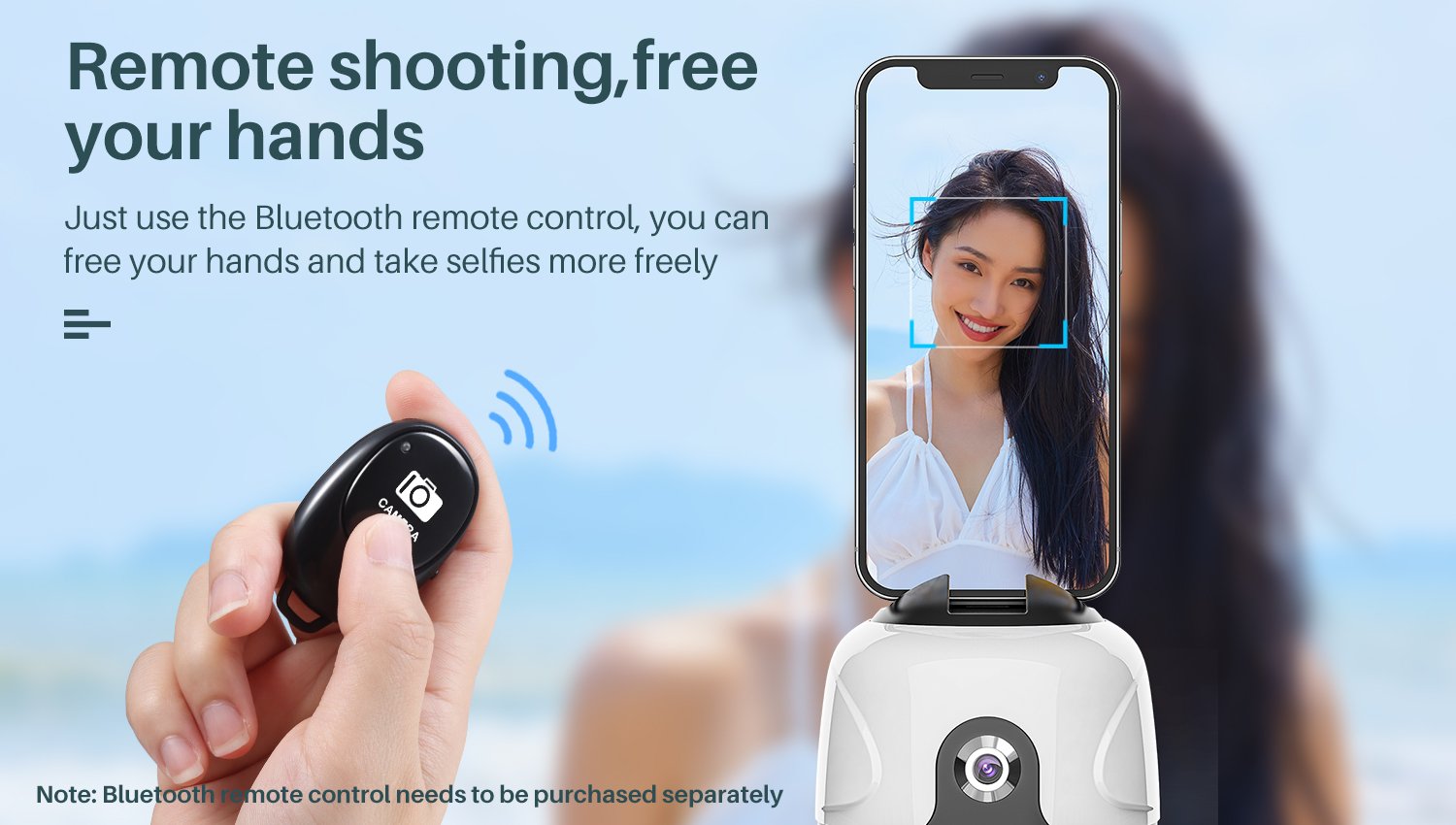 ULANZI Cameraman AI Smart Auto Tracking Mount - HÀNG CHÍNH HÃNG - Cảm biến thông minh, theo dõi khuân mặt, xoay 360°