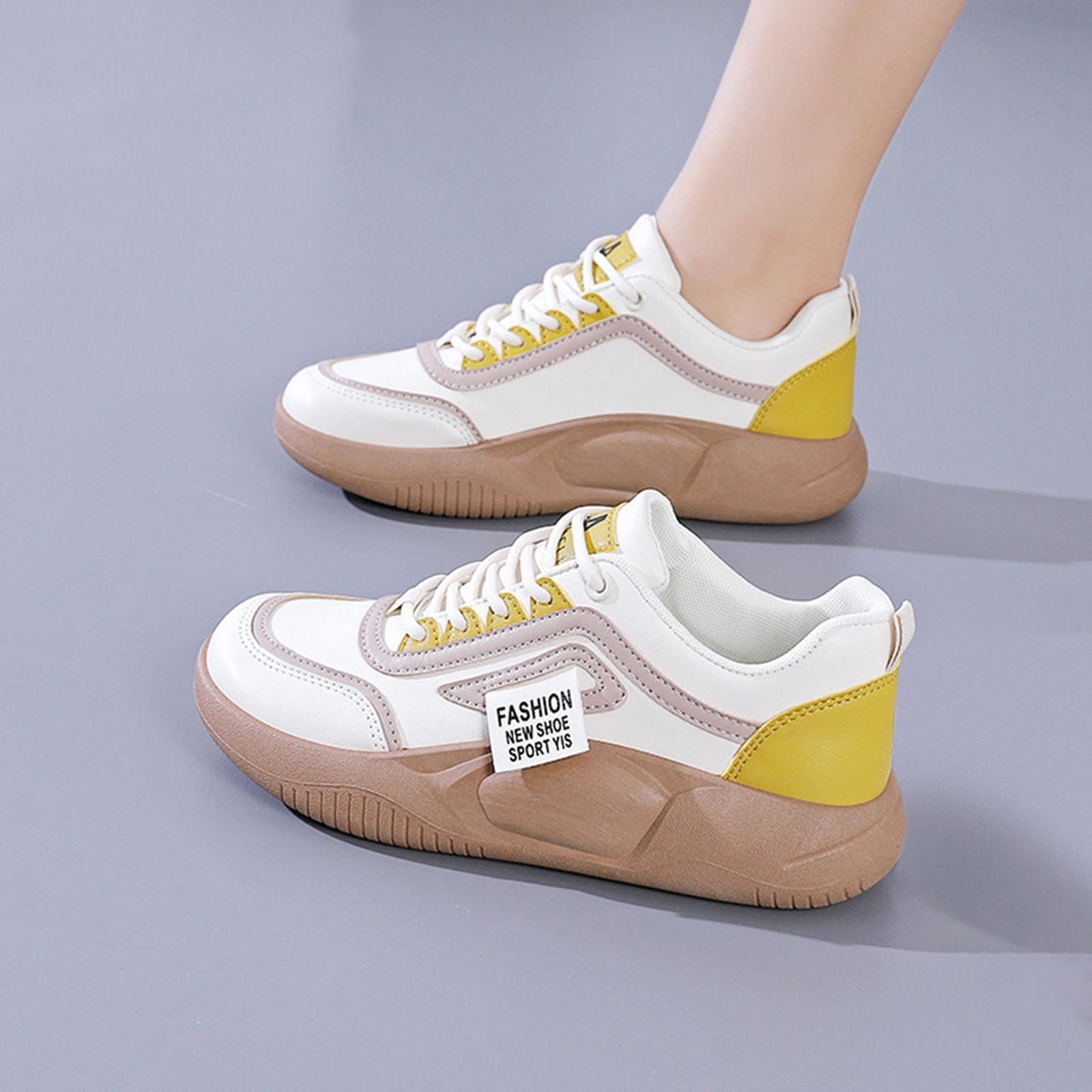 Thick Soled Women Casual Sneakers Nonslip Fashion Breathable Sports Shoes for Running