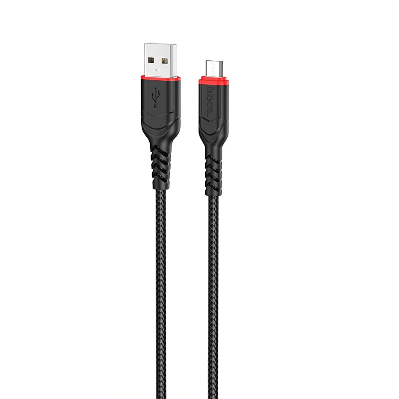 Cáp sạc nhanh 2.4A Hoco X59 chân Micro dây Nylon siêu bền dài 1M cho Android - Hàng chính hãng