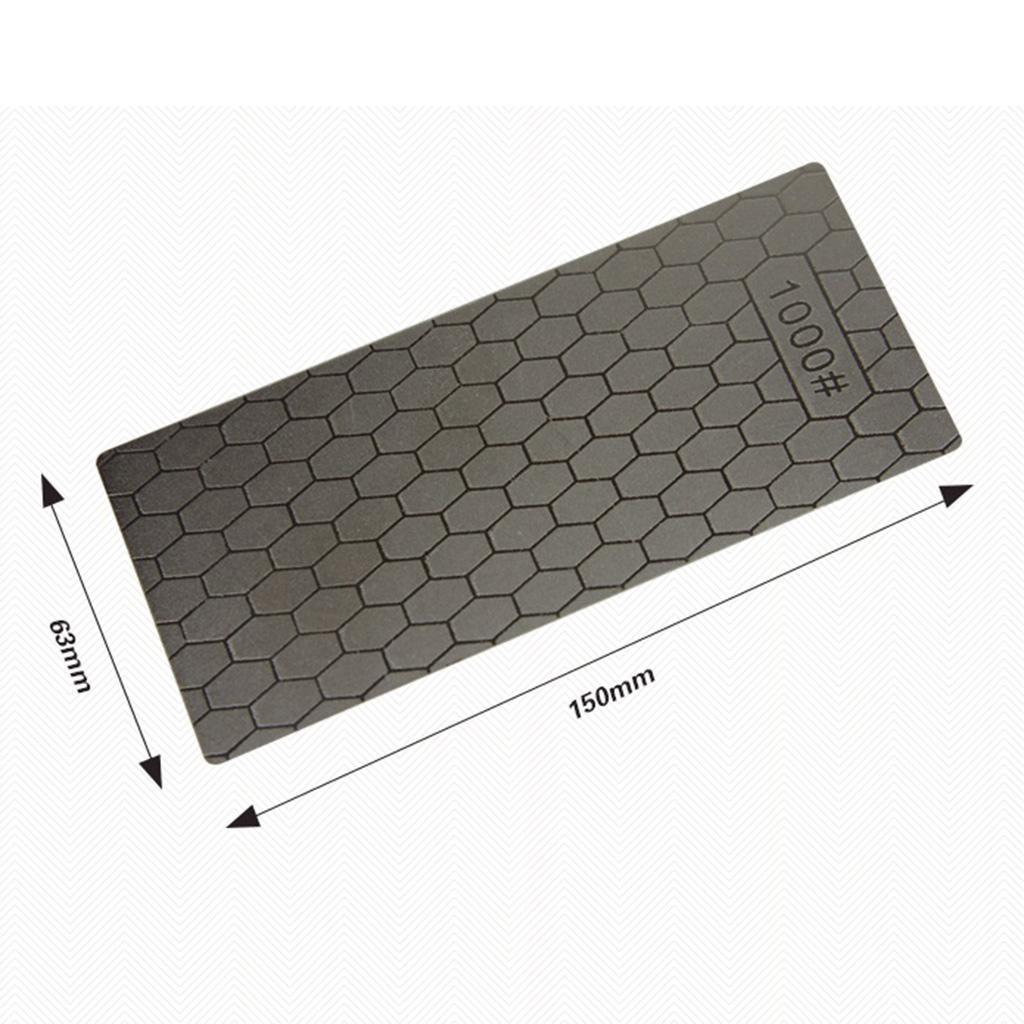 1000# Double Side Plate Whetstone Diamond Sharpening Stone Bench Sharpener 2