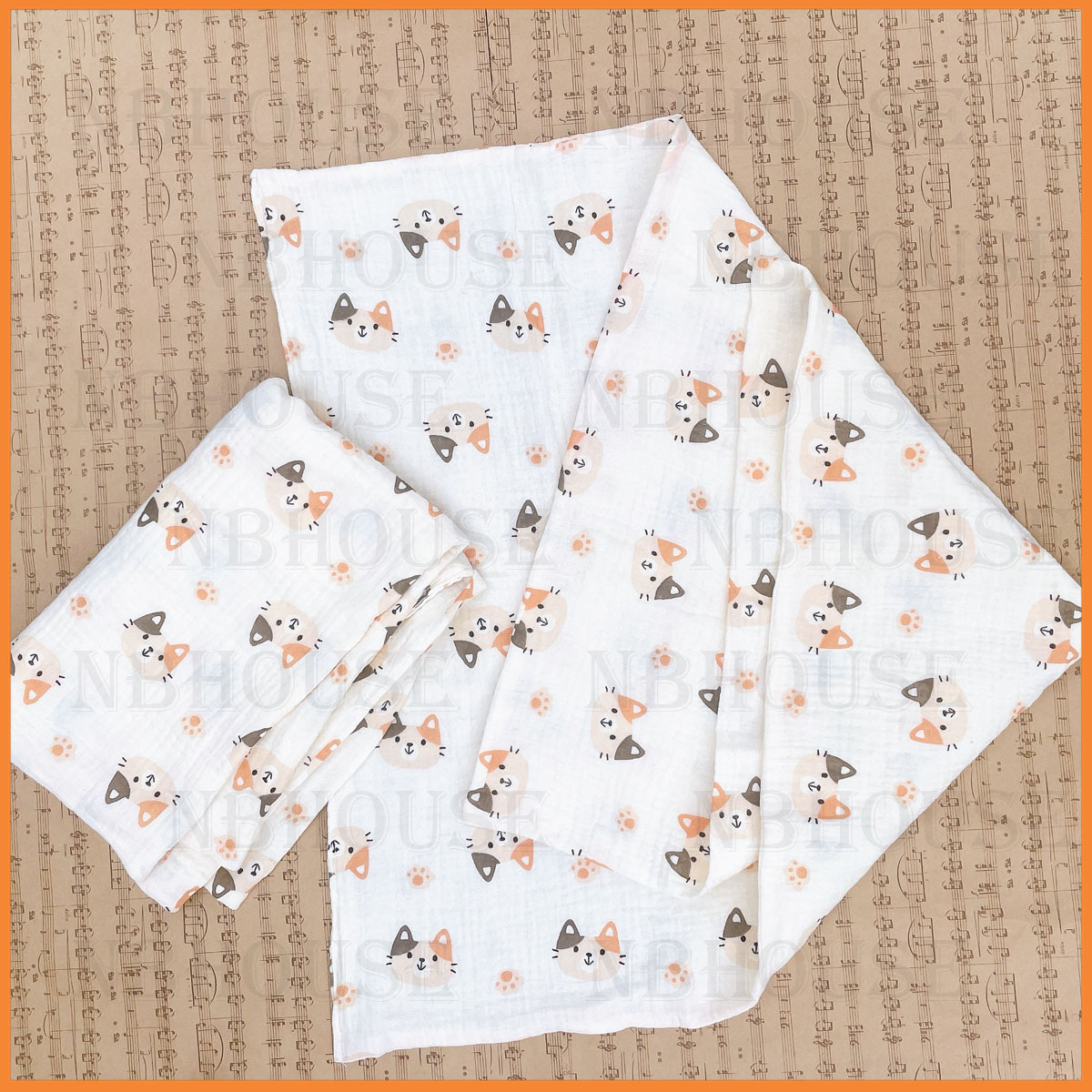 Khăn Tắm Cho Trẻ Sơ Sinh Và Trẻ Nhỏ Chất Vải Muslin An Toàn Và Dịu Nhẹ Cho Làn Da Bé