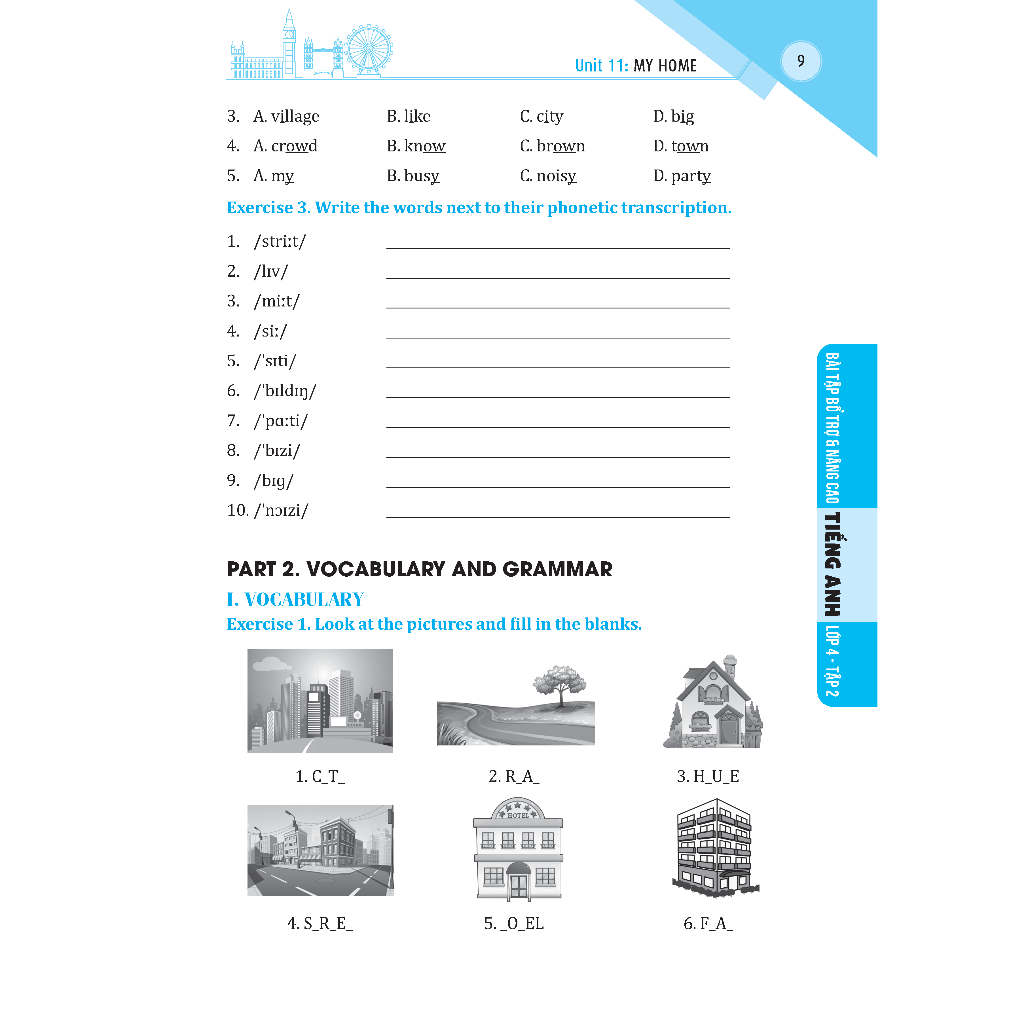 Bài Tập Bổ Trợ Và Nâng Cao Tiếng Anh Lớp 4 - Tập 2 _MT