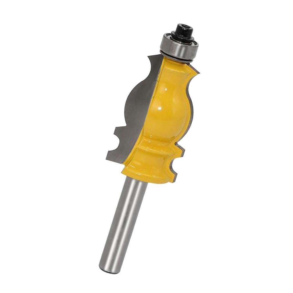 Mortise Template Flush Trim Router Bit Milling Cutter 8mm Shank Woodworking DIY Tools