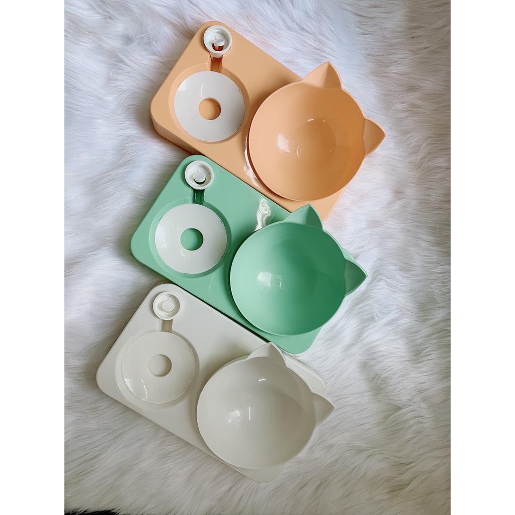 Bát ăn đầu mèo kèm bình nước tự động cho chó mèo, thú cưng được gia công sản xuất tại việt nam siêu rẻ