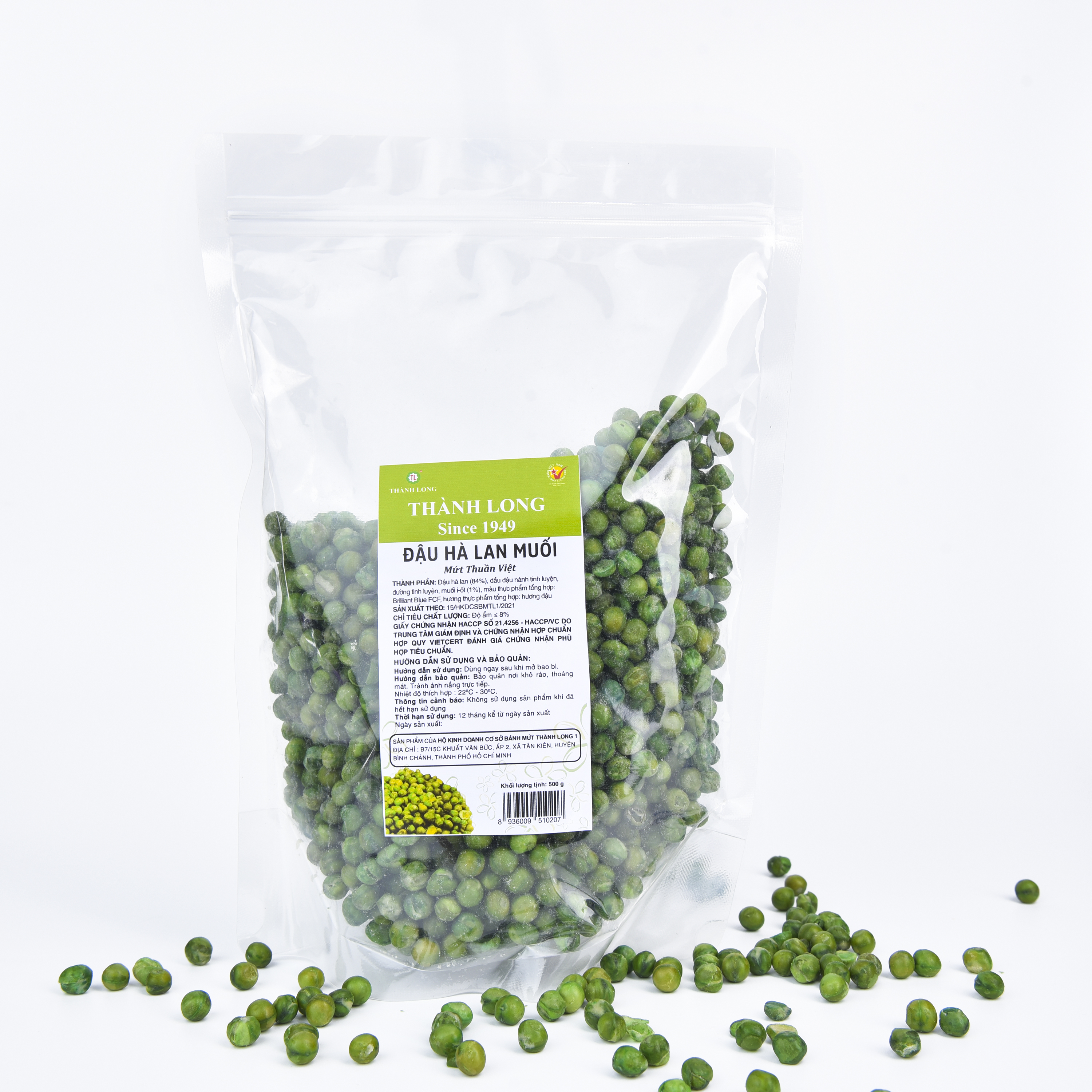 ĐẬU HÀ LAN MUỐI THÀNH LONG 500G - VIỆT NAM