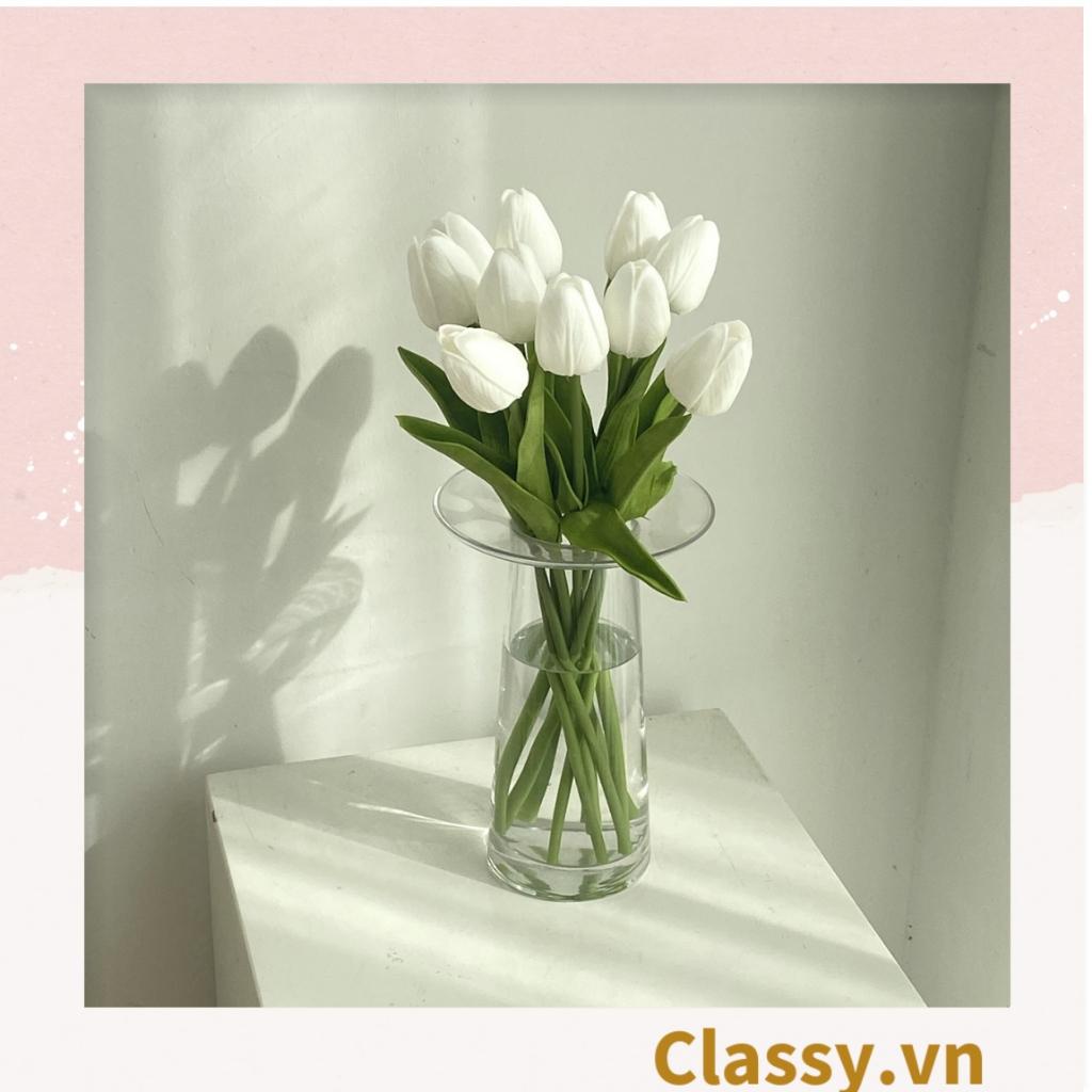 Đóa tulip Classy bằng vải, làm đạo cụ chụp hình, trang trí nhà cửa PK1474