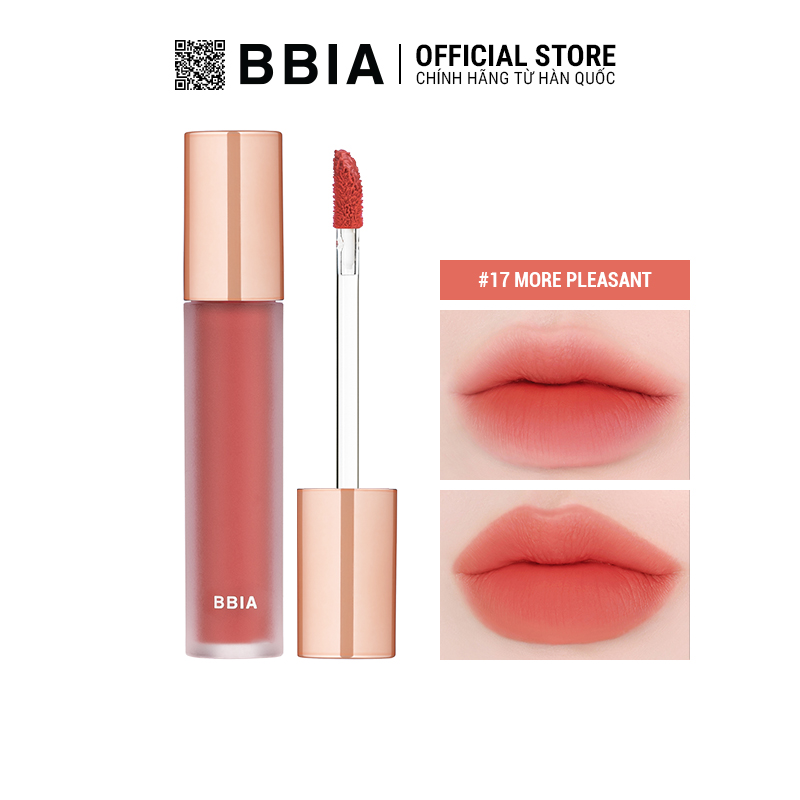 Bbia Last Velvet Tint - V Edition - Version 4 5 Màu 5G Bbia Official Store - V17 More Pleasant