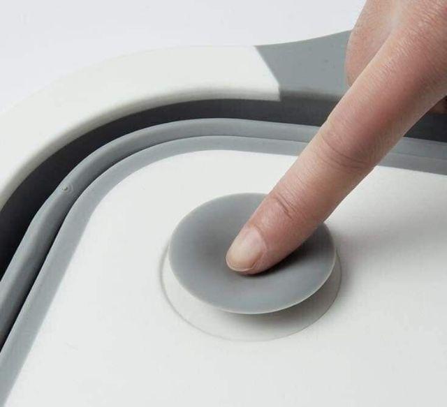 Bộ Thớt Kèm Chậu Gấp Gọn Đa Năng 2 in1