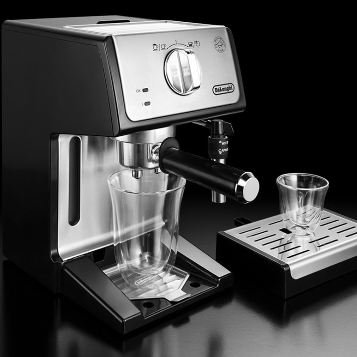 Máy pha cà phê Espresso thương hiệu cao cấp Delonghi ECP35.31 - Áp lực bơm: 15 (bar) - Công suất 1100 (W) - HÀNG NHẬP KHẨU