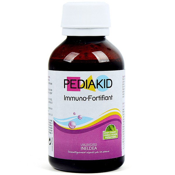 Siro Tăng Đề Kháng Cho Bé Pediakid Immuno Fort Giúp Giảm Ốm Vặt, Nâng Cao Hệ Miễn Dịch (Chai 125ml)