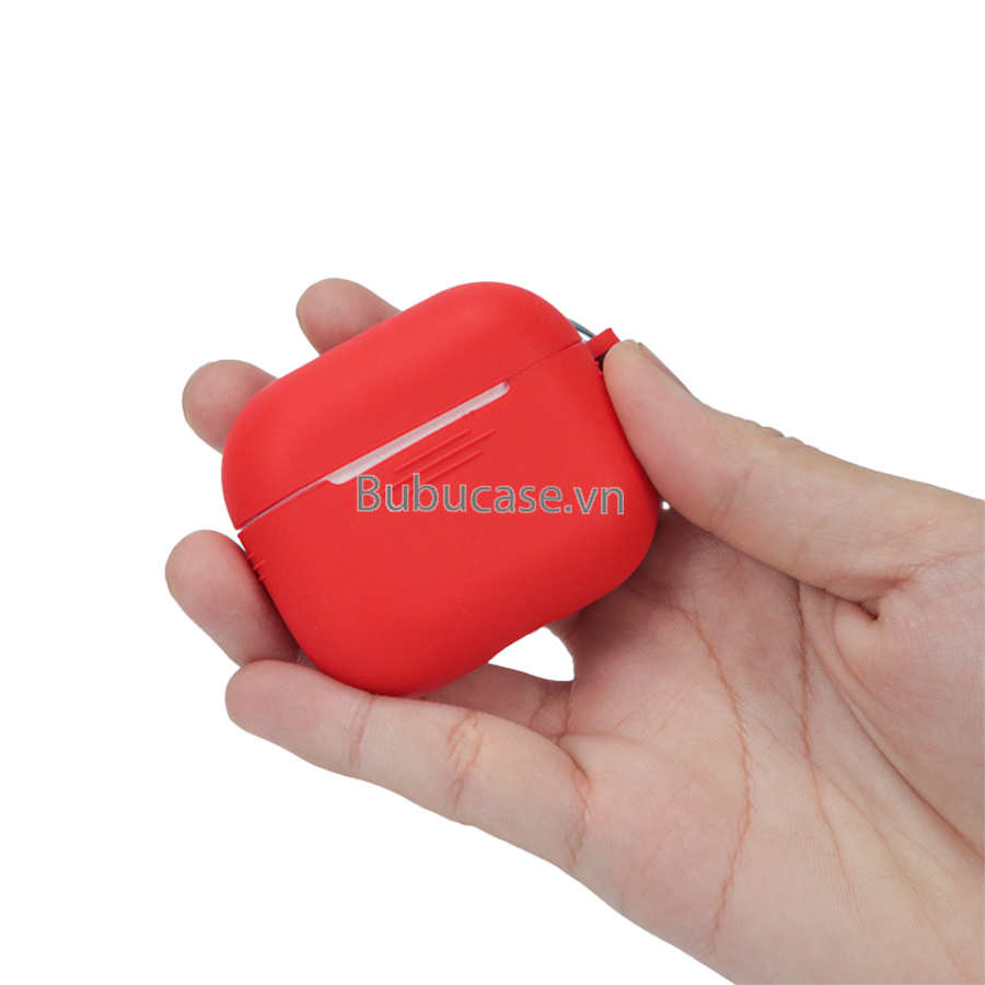 Ốp Bảo Vệ Dành Cho Apple Airpod 1/2/3 - Màu Pastel Kèm Móc Khóa - Chất Liệu Silicone Chống Bẩn, Chống Thấm | Full Box