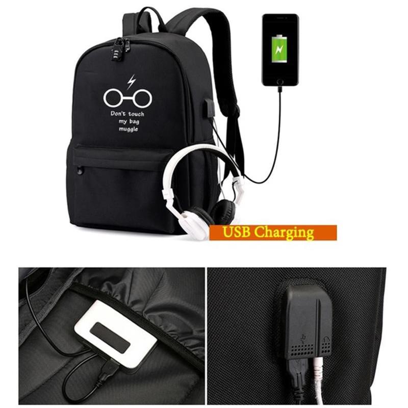 BPZMD Lumnious Chống Trộm Học Sinh Đựng Dành Cho Trẻ Em Unisex Dễ Thương Ốp Lưng Vải Bố USB Ba Lô Nhỏ Khóa Kéo Chắc Chắn 20-35 Lít