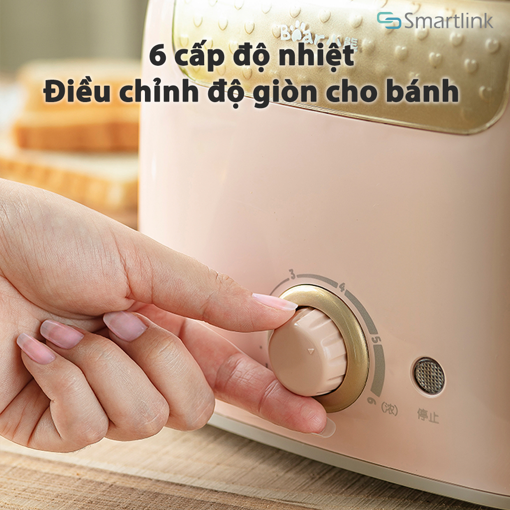 Máy Nướng Bánh Mì Sandwich Đa Năng Bear DSL-601 - Hàng chính hãng