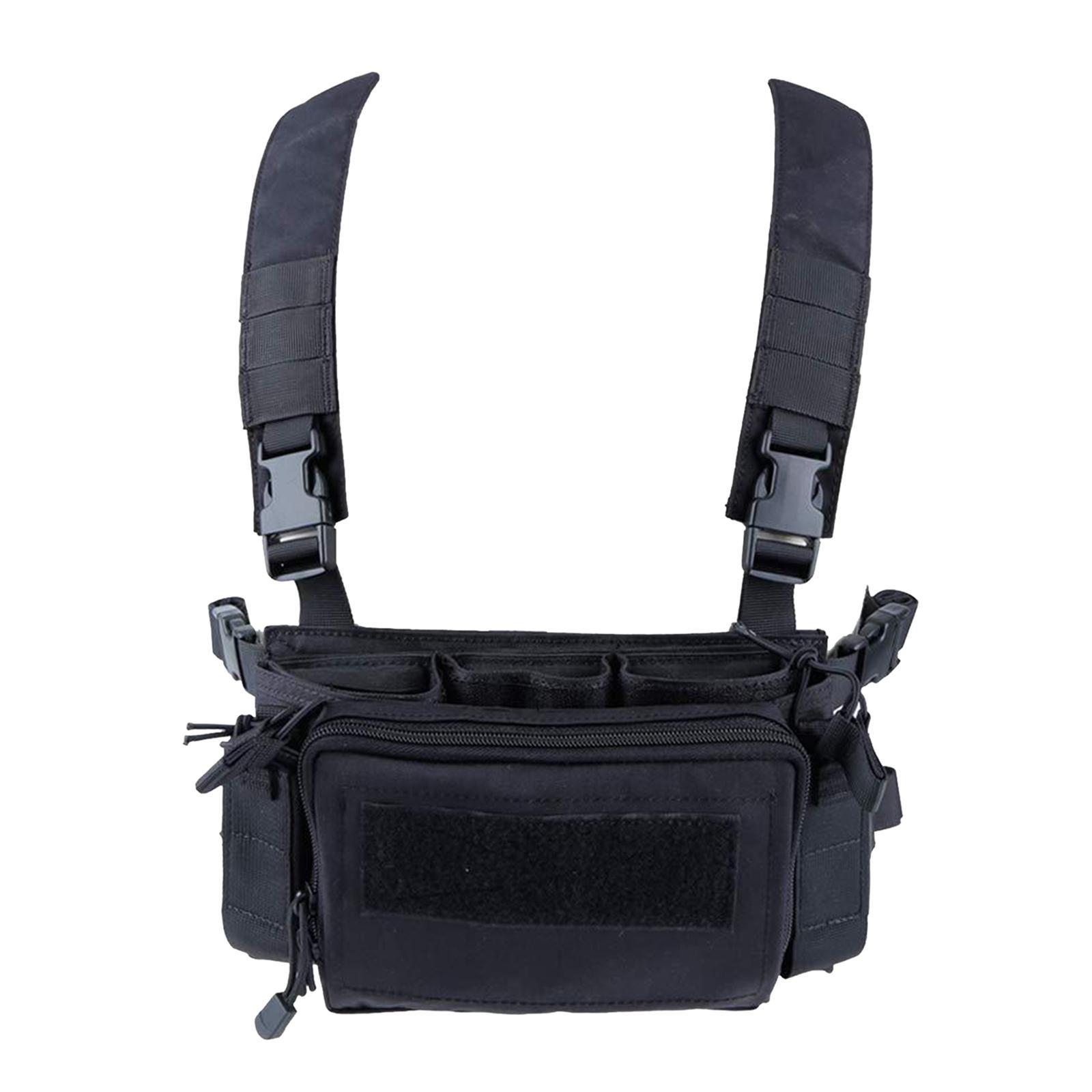 Vest with Pouch Molle Chest Plate Carrier