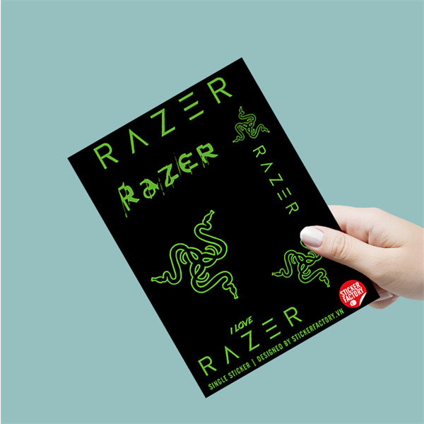 Razer - Single Sticker hình dán lẻ