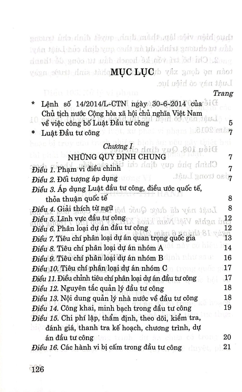 Luật đầu tư công (Hiện hành)