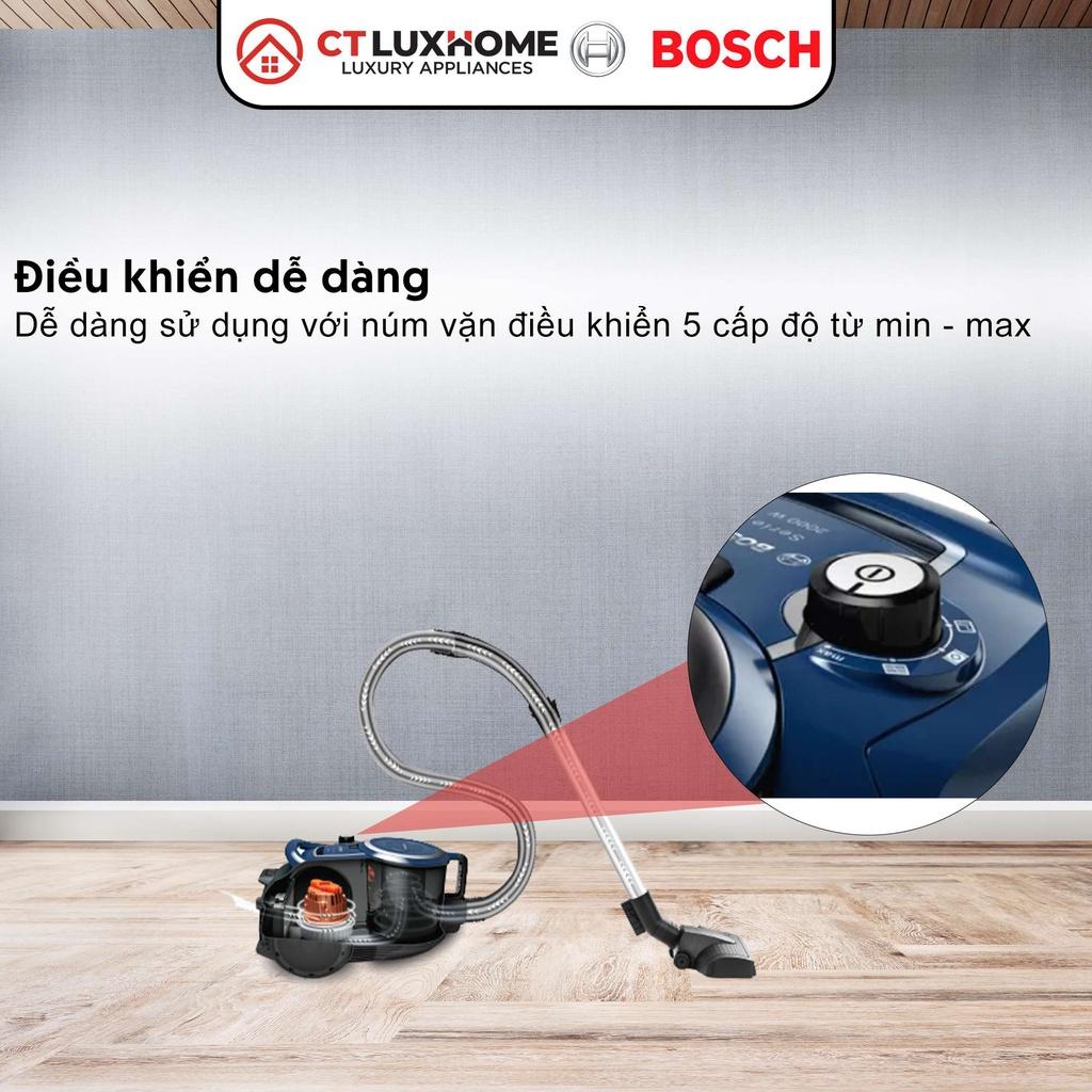 Máy Hút Bụi Có Dây Bosch BGS412000 2000W, 10A, 50Hz, hộp chứa 2,4 lít