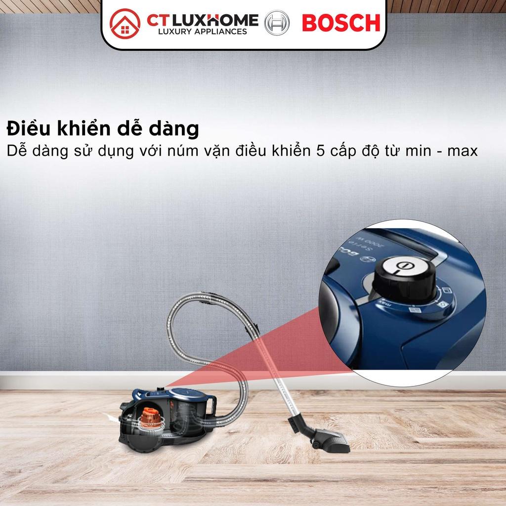 Máy Hút Bụi Có Dây Bosch BGS412000 2000W, 10A, 50Hz, hộp chứa 2,4 lít [Hàng chính hãng]