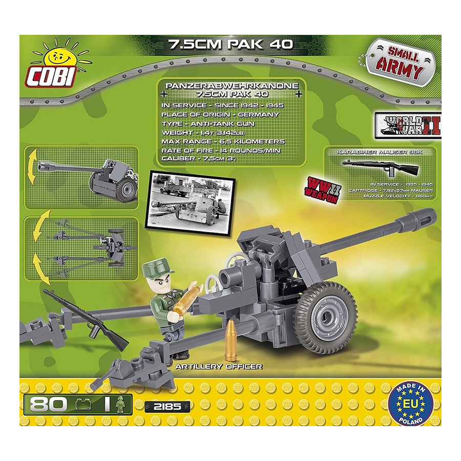 Mô hình pháo 7.5CM Cobi 2185