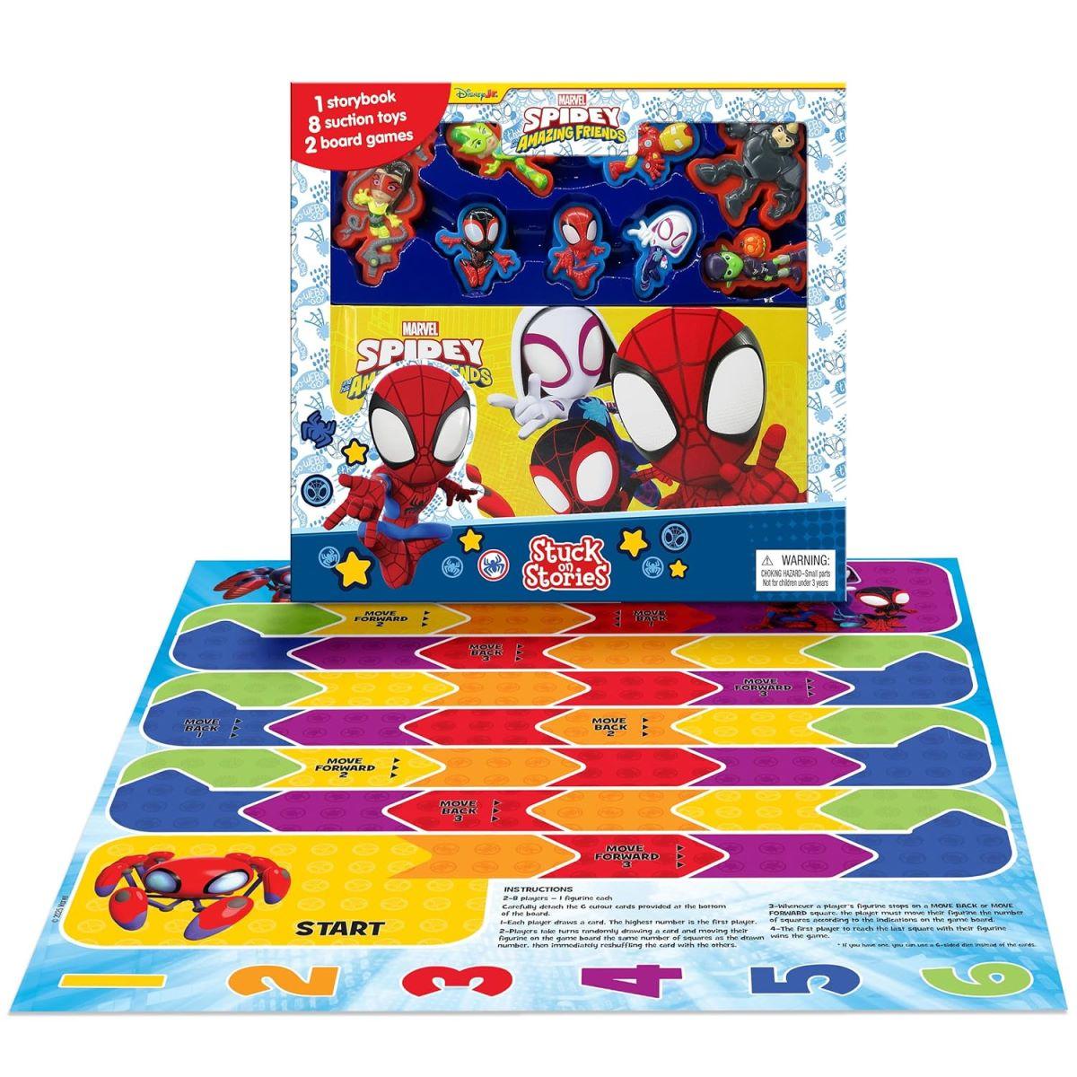 Sách Marvel Spidey &amp; Friends Stuck On Stories
