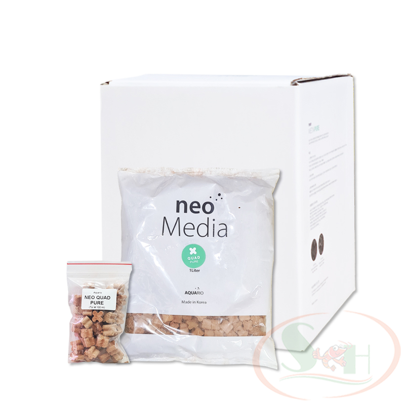 Vật liệu lọc Aquario Neo Media Quad Pure giữ pH trung tính bể cá tép thủy sinh