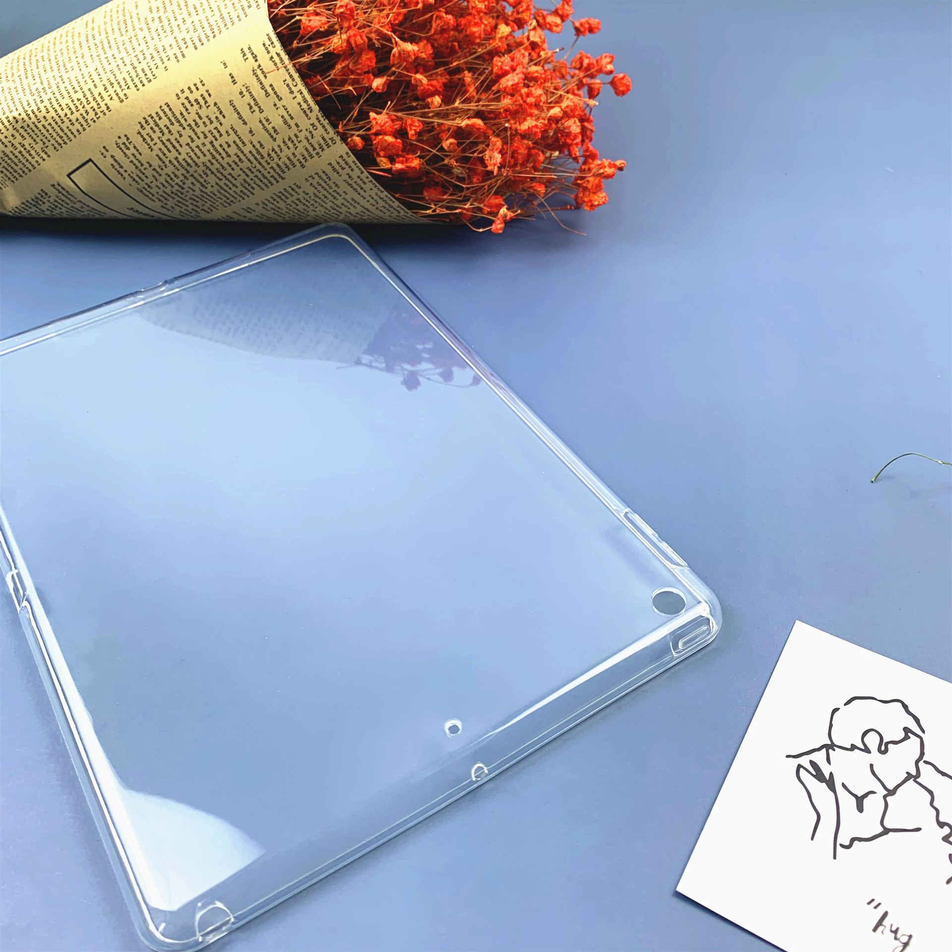 Ốp Lưng Silicone dẻo trong suốt cho iPad Gen 7/ New 2019 10.2 inch Protective Case - Hàng nhập khẩu