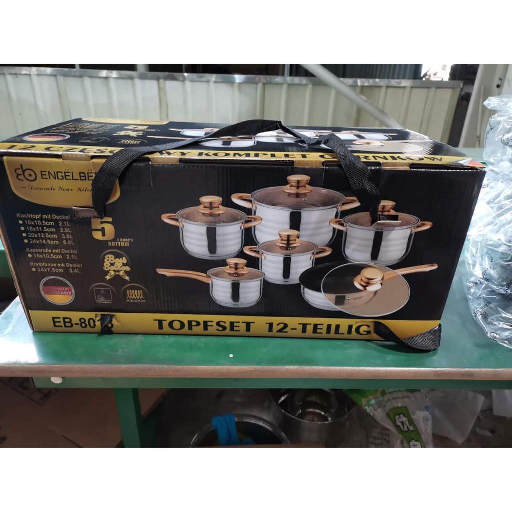 Bộ nồi 6 món 12 chi tiết Đức
