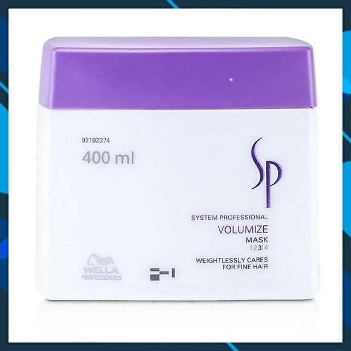 Dầu ủ làm phồng tóc Wella SP System Professional Volumize Mask 400ml