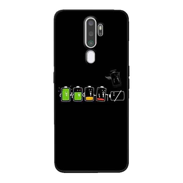 Ốp Lưng in cho Oppo A9 2020 Mẫu Nguồn Pin - Hàng Chính Hãng