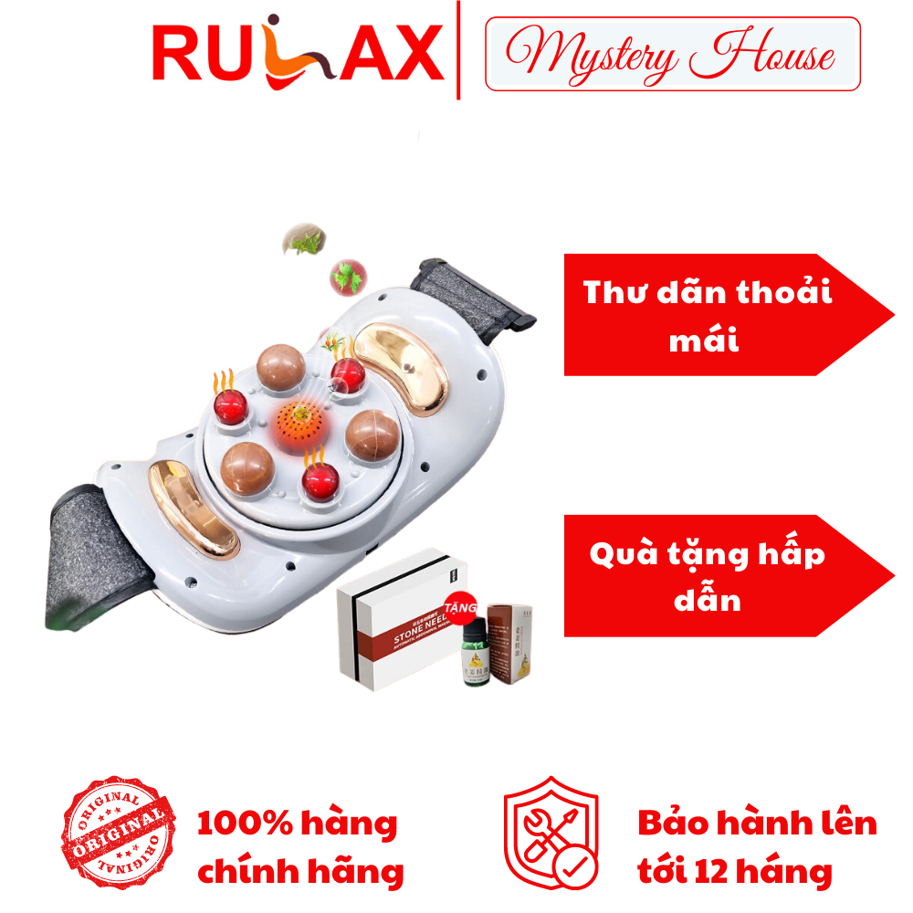 Đai Massage Bụng Đa Năng RULAX, Massage Mỡ Bụng, Giảm Đau Nhức Toàn Thân
