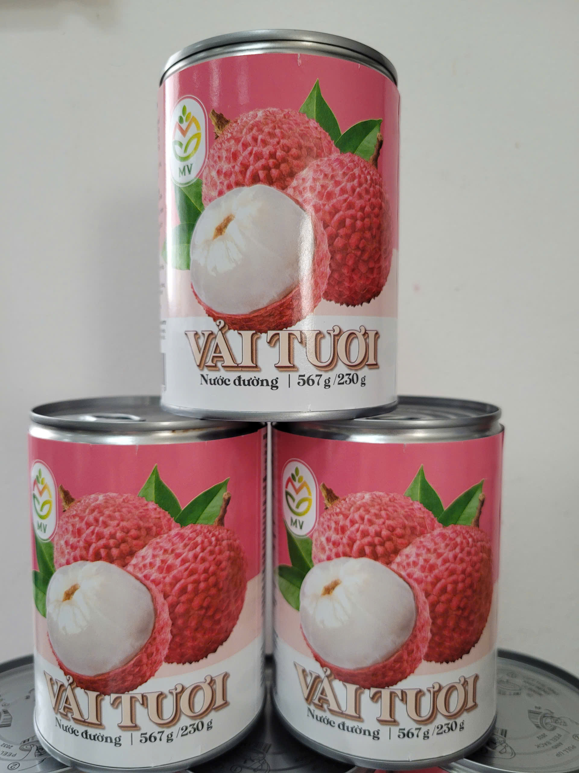 VẢI TƯƠI NƯỚC ĐƯỜNG 567GR (Vải MV Hồng)