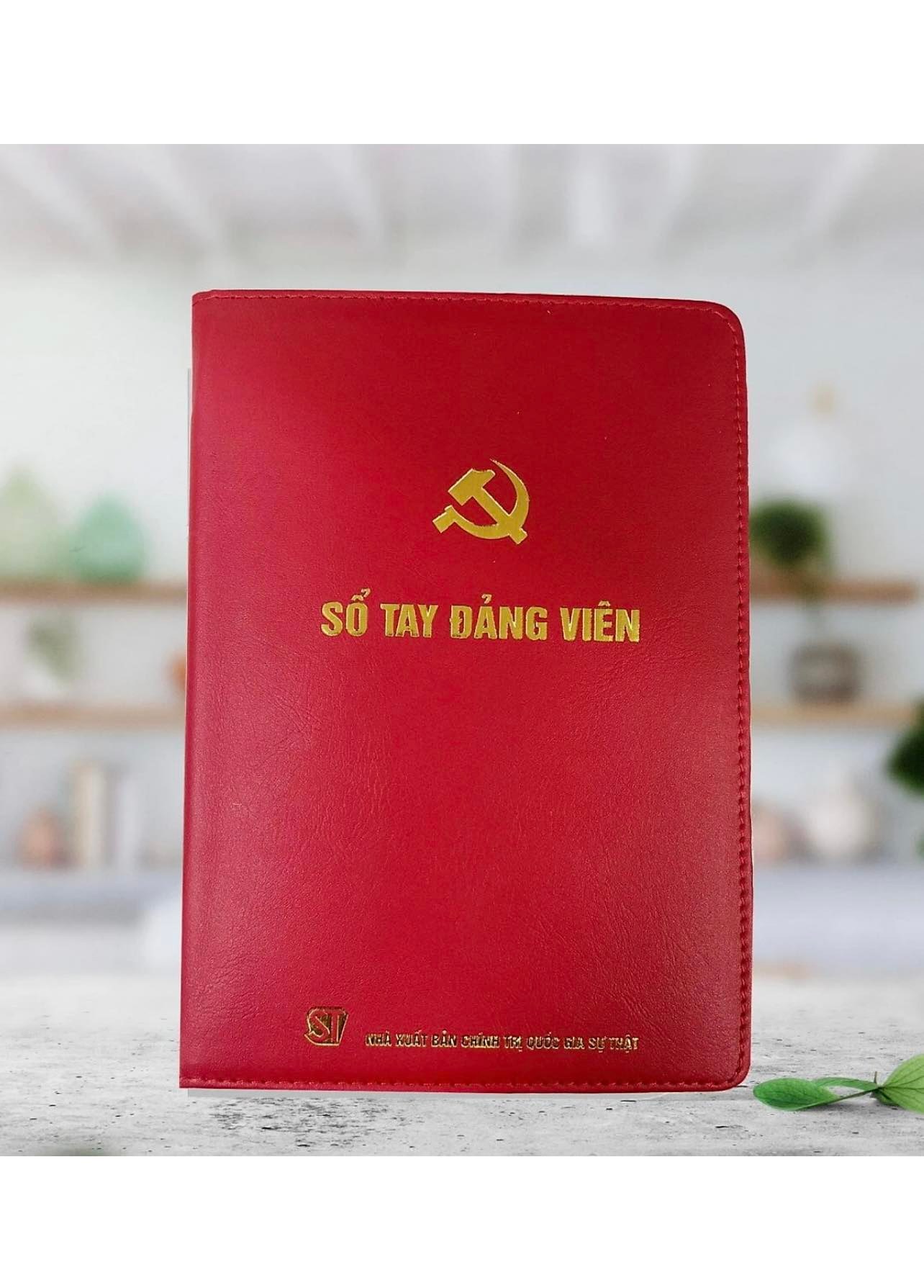 Sổ tay đảng viên (bìa cứng giả da) - NXB Chính trị quốc gia Sự thật