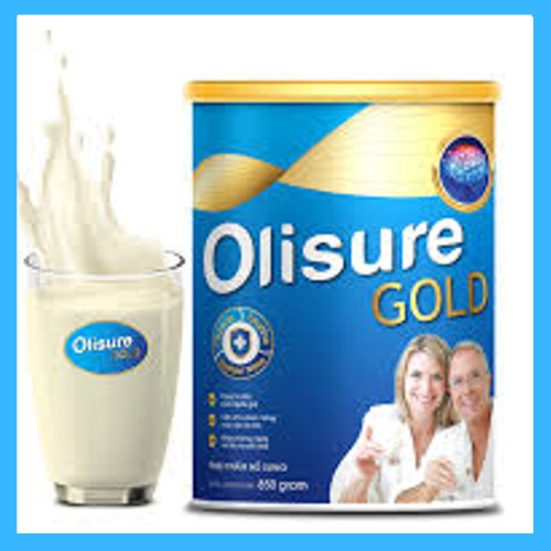 Sữa Non Bổ Não Olisure GOLD - Hỗ Trợ Cải Thiện Tình Trạng Mất Ngủ, Đau Đầu, Sa Sút Trí Nhớ Ở Người Trưởng Thành Lon 850g