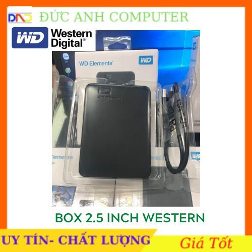 Hộp đựng ổ cứng di động HDD, SDD box 2.5 in Western USB 3.0 - Hàng Chính Hãng