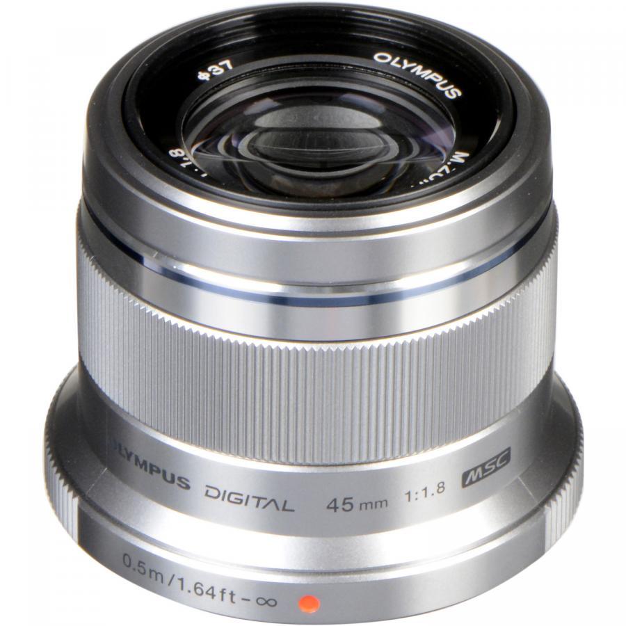 Ống Kính Olympus M.Zuiko 45mm F1.8 (Bạc) - Hàng Chính Hãng