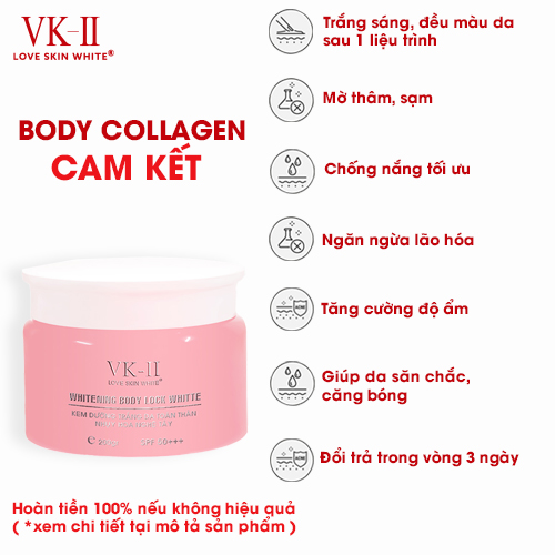 Kem Body Dưỡng Trắng Da Nhụy Hoa Nghệ Tây 200g VK II
