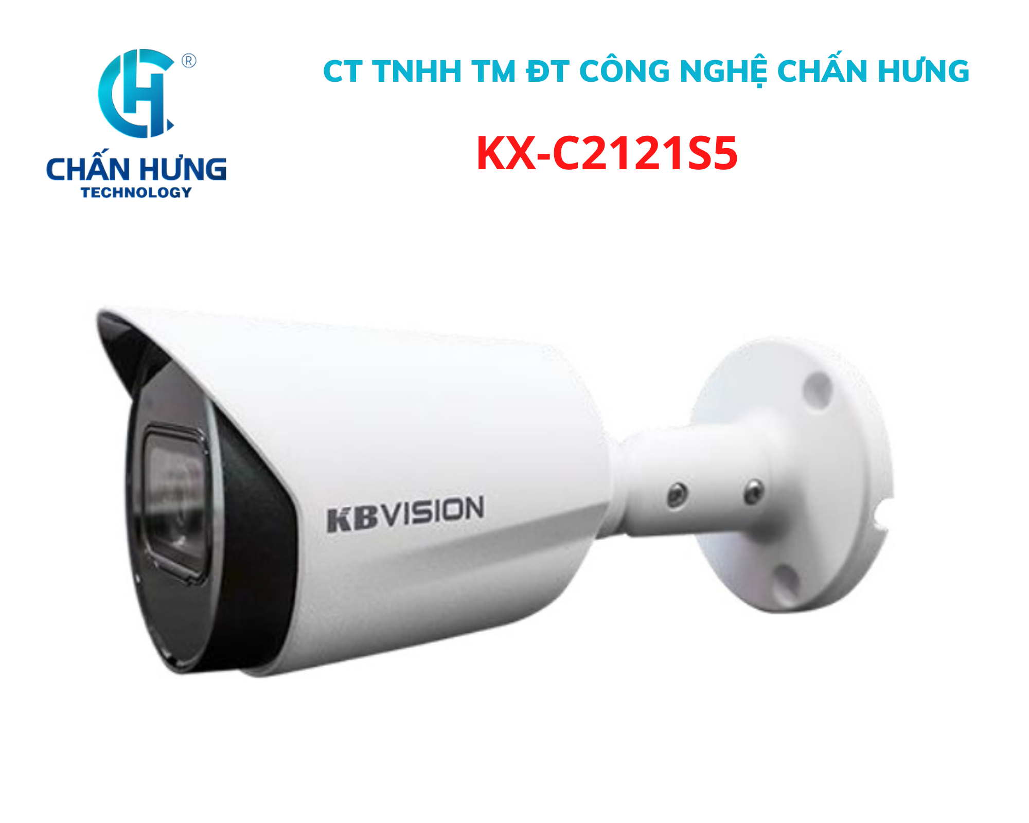 Camera  KBVISION KX-C2121S5 4 in 1 hồng ngoại 2.0 Megapixel - Hàng chính hãng