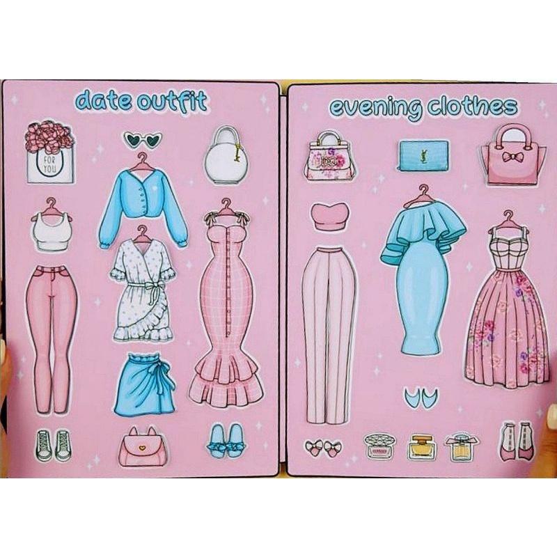 TỦ QUẦN ÁO BÚP BÊ GIẤY 2