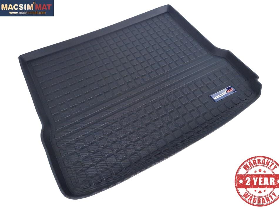 Thảm lót cốp Audi Q5 2010 - 2017 nhãn hiệu Macsim chất liệu TPV cao cấp màu đen