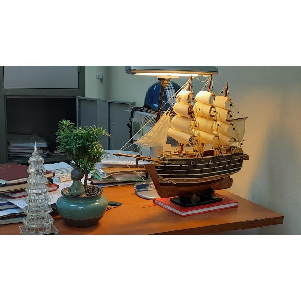Thuyền Buồm gỗ còng dài 56CM