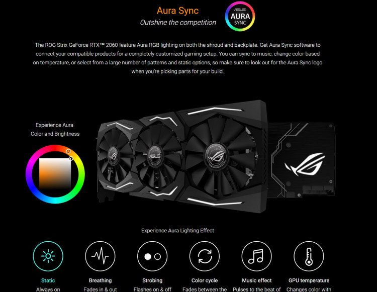Card đồ họa Asus ROG Strix RTX 2060 Advanced 6GB GDDR6