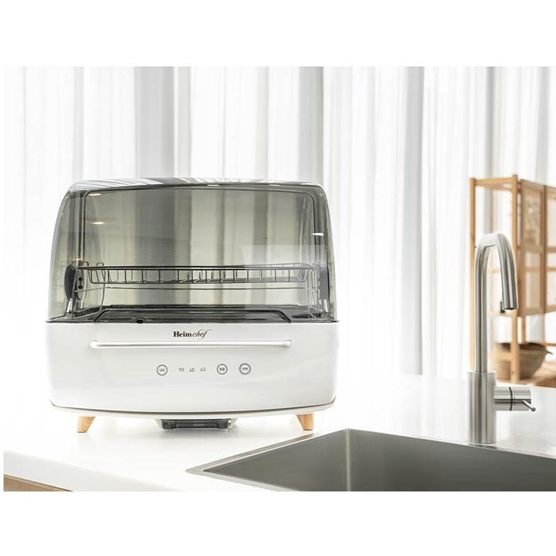 Máy Sấy Và Tiệt Trùng Chén Bát Heimchef Hàn Quốc, Tủ Sấy Chén Bát 45L/60L/70L, Nội Địa Hàn, BH 12 Tháng