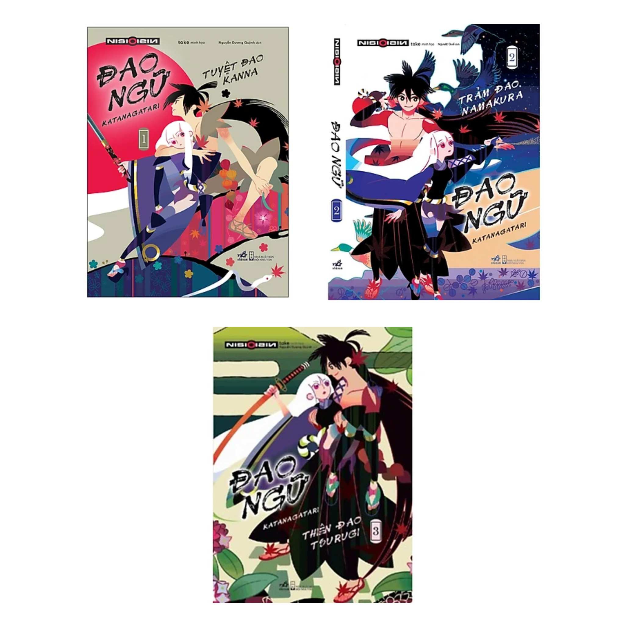 Combo 3 Cuốn Katanagatari: Đao Ngữ + Trảm Đao + Thiên Đao