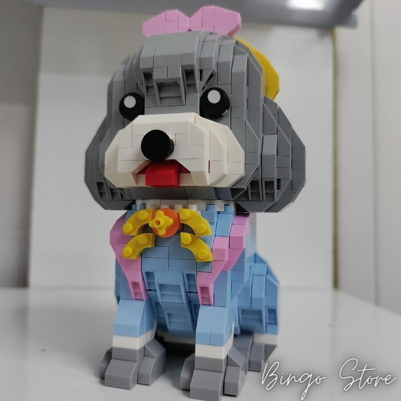 MÔ HÌNH LẮP RÁP CHÓ TEDDY 935 CHI TIẾT