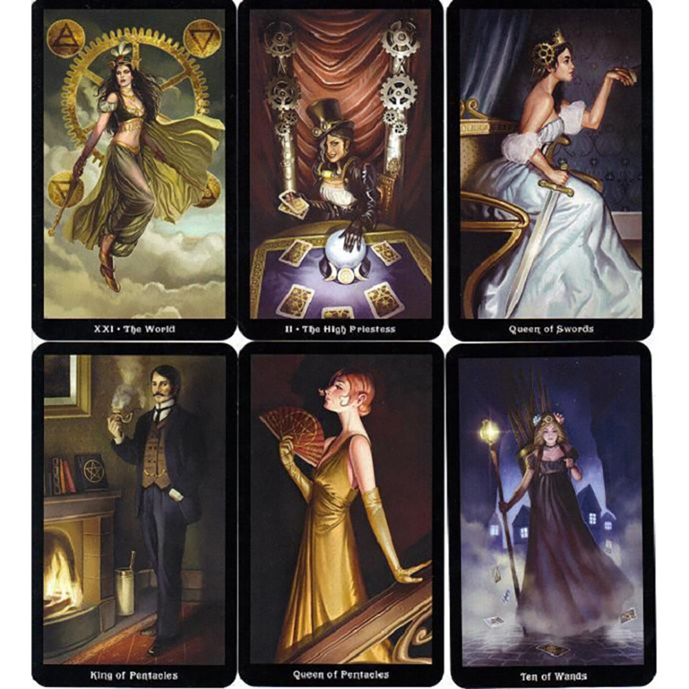 Bộ Bài Tarot Steampunk Tặng Link Hướng Dẫn Tiếng Việt Và Đá Thanh Tẩy