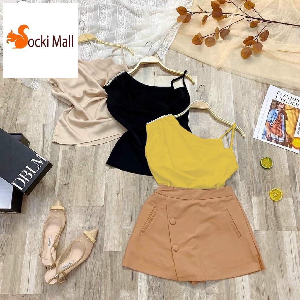 Áo thời trang siêu xinh cho bé gái, kiểu cổ đổ, vai kết hạt điệu đà - Quần áo trẻ em