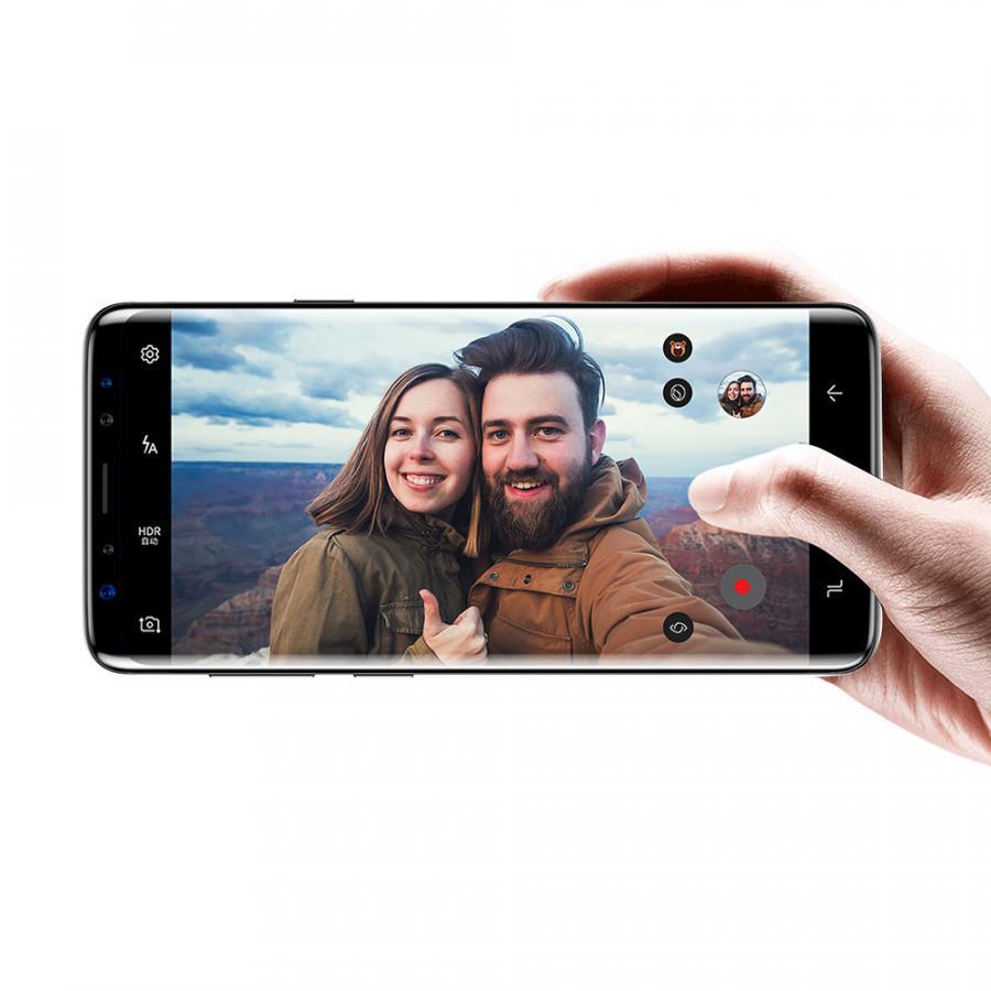 Miếng dán kính cường lực Full màn hình 3D Arc Baseus cho Samsung Galaxy S9 - Hàng chính hãng